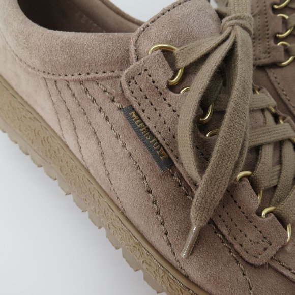MEPHISTO Originals Lady Beige Suede Leather Lady Lace Up Shoes Size 7.5 - Picture 5 of 10